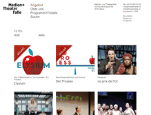 Tablet Screenshot of medienfalle.ch
